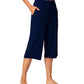 WiWi Womens Bamboo Comfy Capri Pants