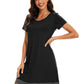 WiWi Bamboo Women's Short Sleeve Nightgown