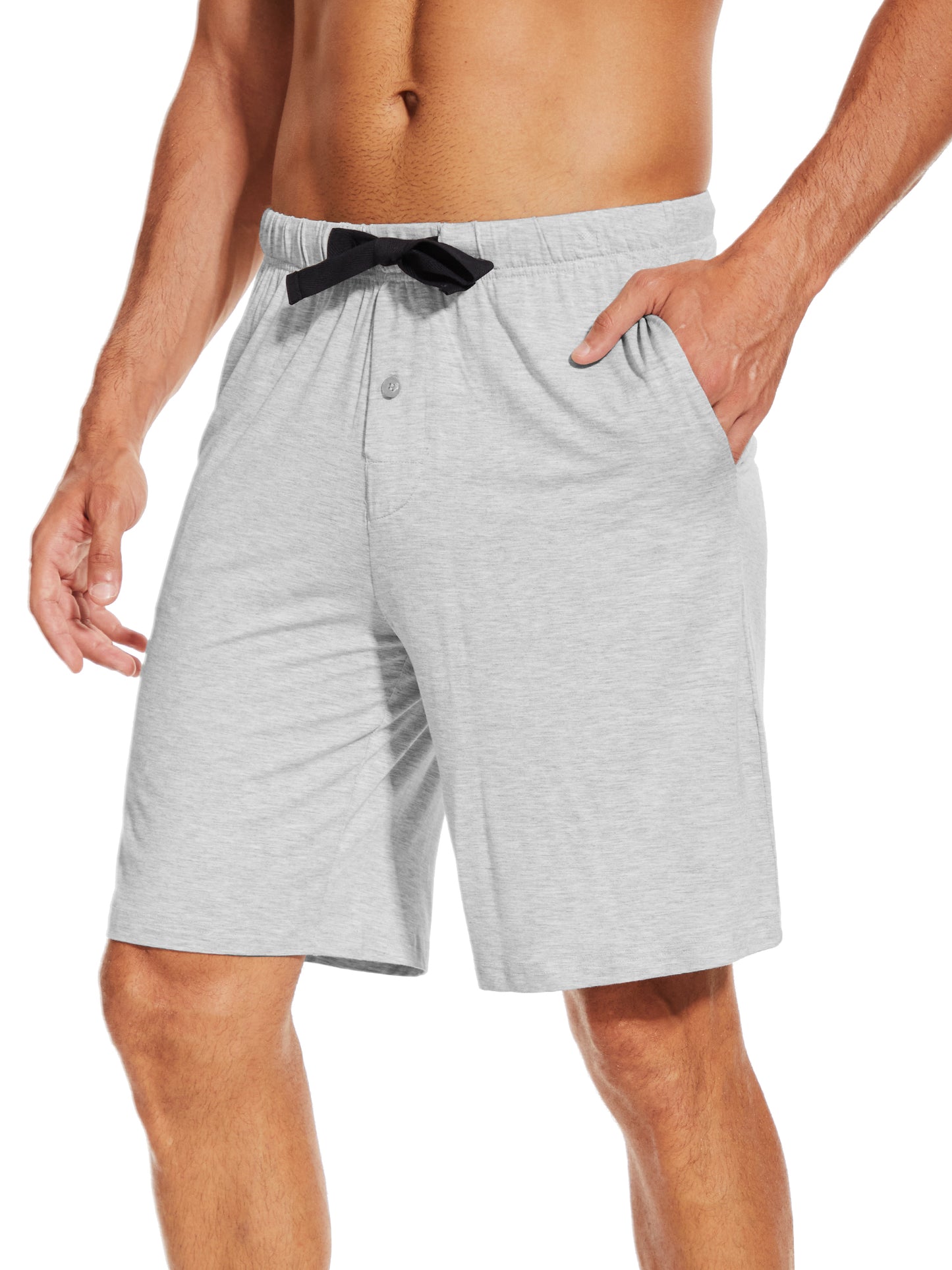 WiWi Mens Bamboo Viscose Pajama Shorts