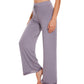 WiWi Women's Bamboo Wide Leg Palazzo Pajama Pants