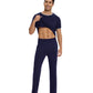 WiWi Pajama Set for Men Loungewear Soft Pajamas Sets Sleepwear