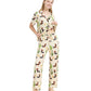 WiWi Womens Pajamas Set Soft Button Down Sleepwear