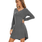 WiWi Women Bamboo Nightgowns Long Sleeve