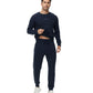 WiWi Men's Tracksuit Athletic Sweatsuits Long Sleeve 2 Piece Outfit