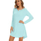 WiWi Women Bamboo Nightgowns Long Sleeve
