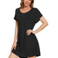 WiWi Women's Bamboo Short Sleeve Nightgown