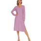 WiWi Bamboo Long Sleeve Nightgown