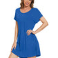 WiWi Women's Bamboo Short Sleeve Nightgown