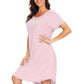 WiWi Womens Bamboo Soft Scoop Neck Nightwear