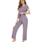 WiWi Womens Bamboo pajamas set with Pockets