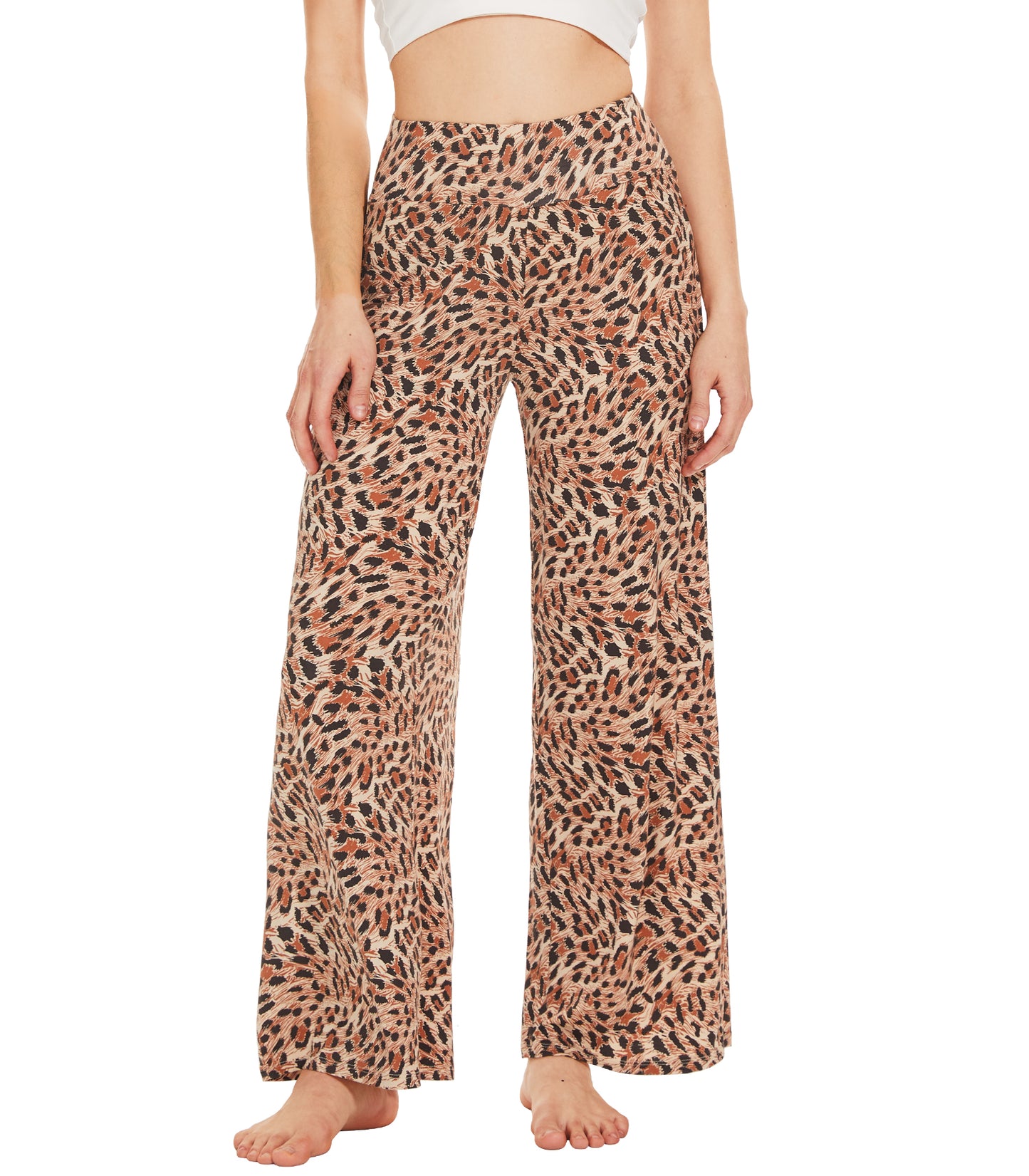 WiWi Women's Plus Size Bamboo Viscose Pajama Pants