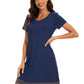 WiWi Bamboo Women's Short Sleeve Nightgown