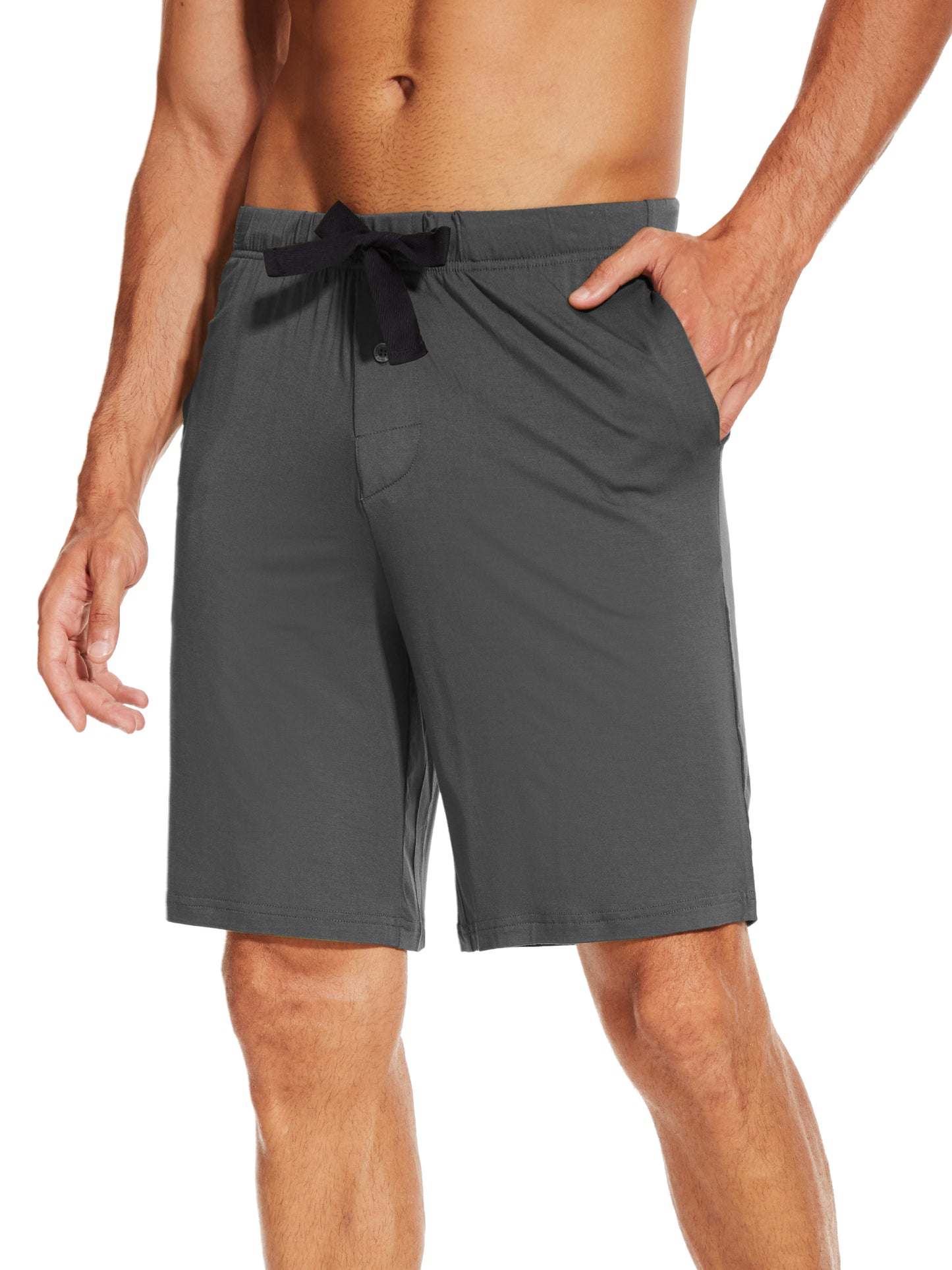 WiWi Mens Bamboo Viscose Pajama Shorts