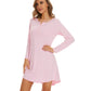 WiWi Women Bamboo Nightgowns Long Sleeve