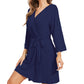 WiWi Women's Bamboo Viscose Kimono Robe