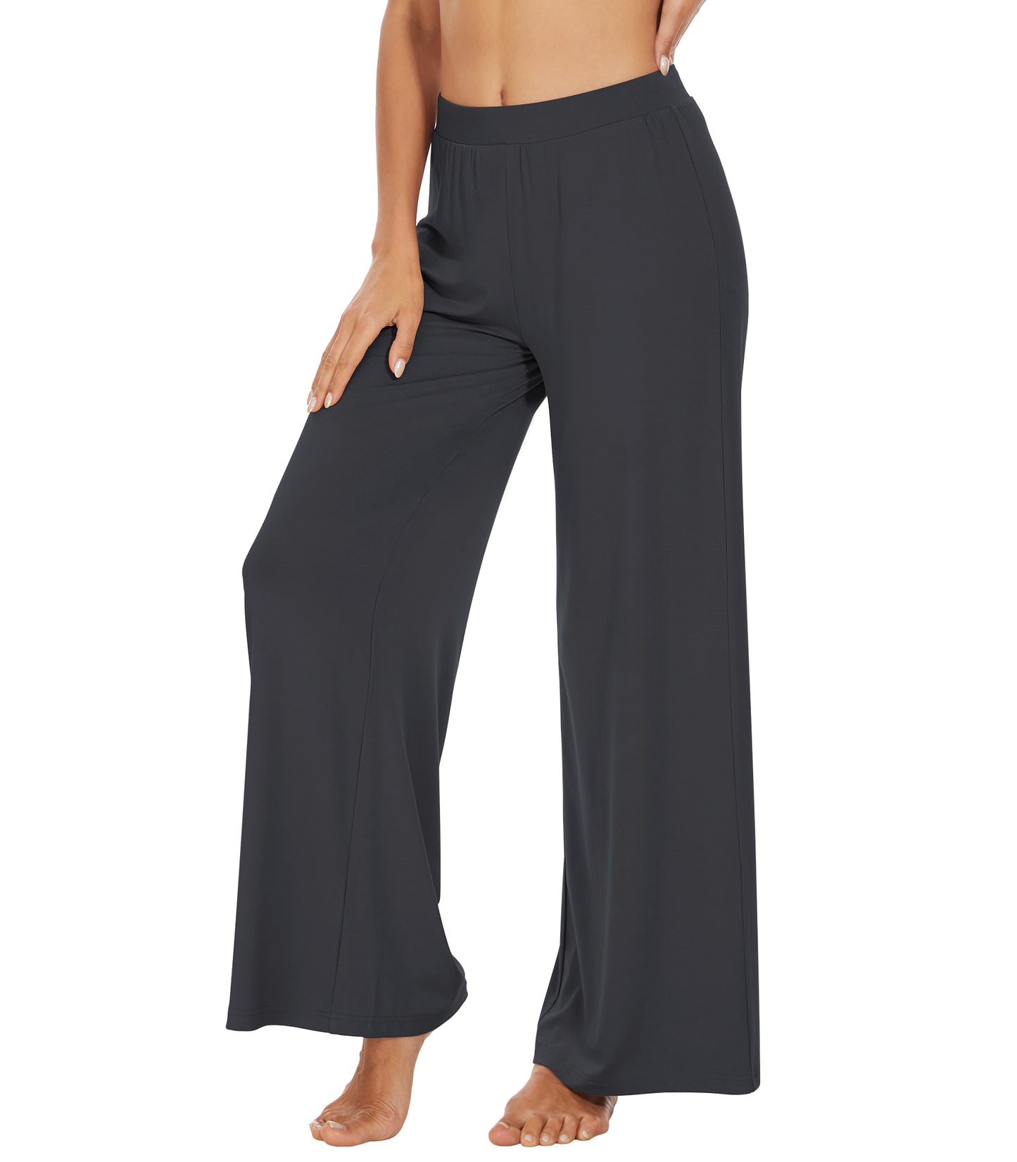 WiWi Women's Bamboo Wide Leg Pants