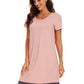 WiWi Bamboo Women's Short Sleeve Nightgown