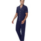 WiWi Men's Pajama Set Button Down Classic Notch Collar Loungewear