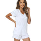 WiWi Womens Bamboo Pajamas Set