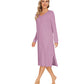 WiWi Bamboo Long Sleeve Nightgown