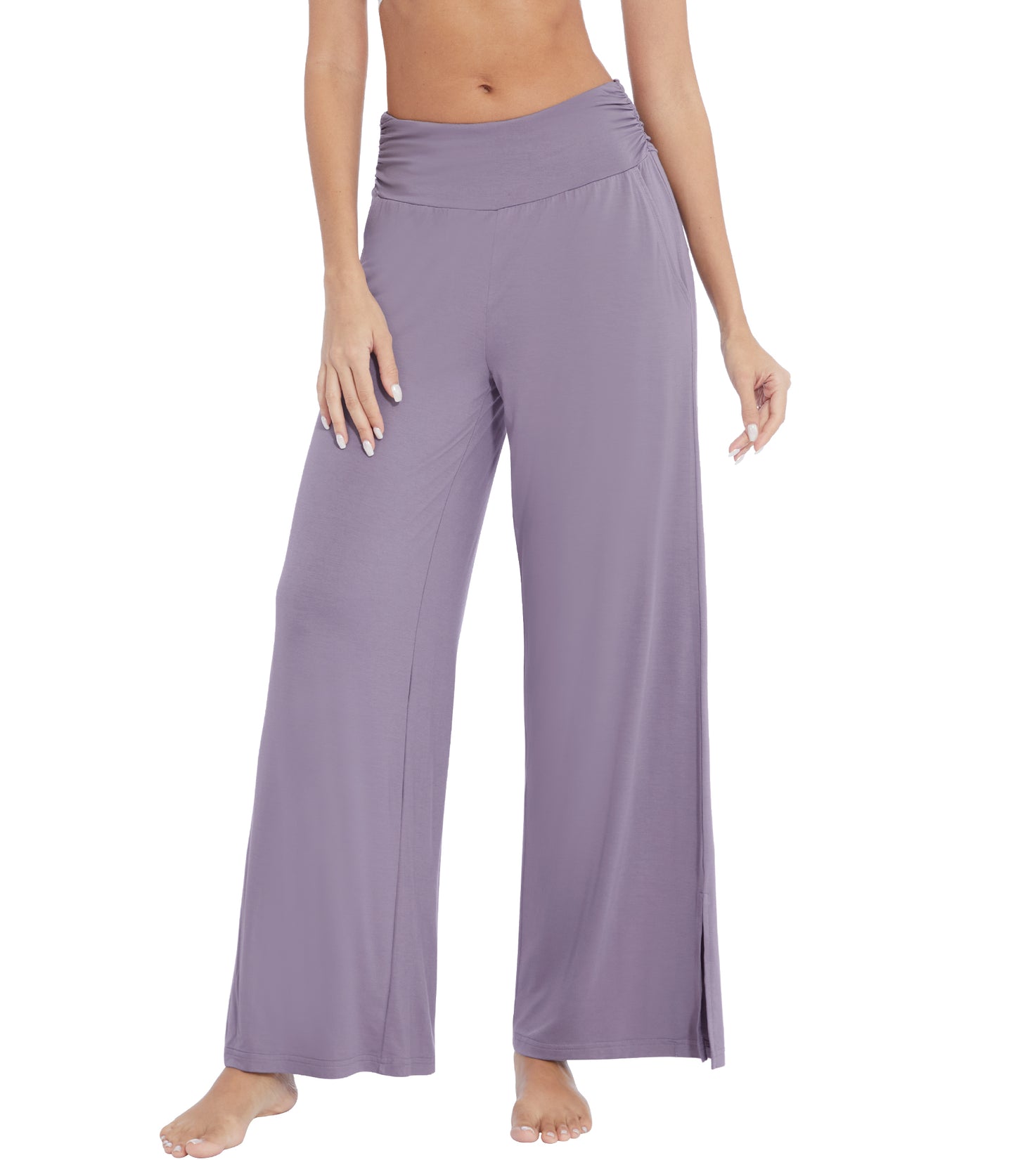 WiWi Women's Bamboo Viscose Wide Leg Lounge Pajama Pants