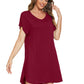 WiWi Women's Bamboo Short Sleeve Nightgown