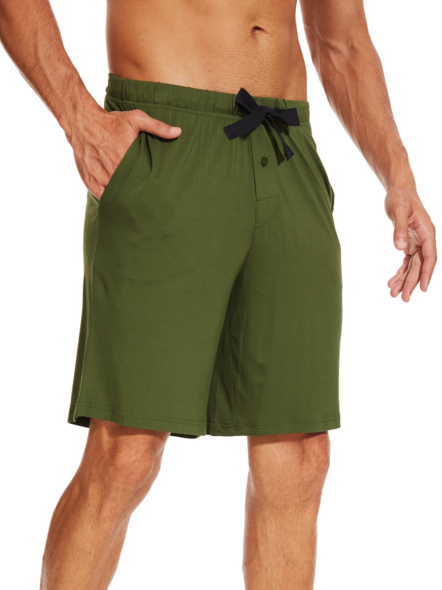 WiWi Mens Bamboo Viscose Pajama Shorts