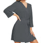 WiWi Women's Bamboo Viscose Kimono Robe