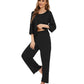 WiWi Bamboo Pajamas for Women Soft 3/4 Sleeve Sleepwear Casual Pj Set