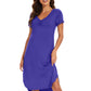 WiWi Bamboo Women Short Sleeve Nightgown