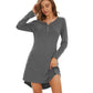 WiWi Women Bamboo Nightgowns Long Sleeve