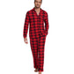 WiWi Bamboo Mens Pajamas Set Soft Button Down Cooling PJs with Pockets