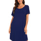 WiWi Womens Bamboo Soft Scoop Neck Nightwear