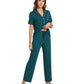 WiWi Womens Pajamas Set Soft Button Down Sleepwear