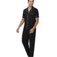 WiWi Men's Pajama Set Button Down Classic Notch Collar Loungewear