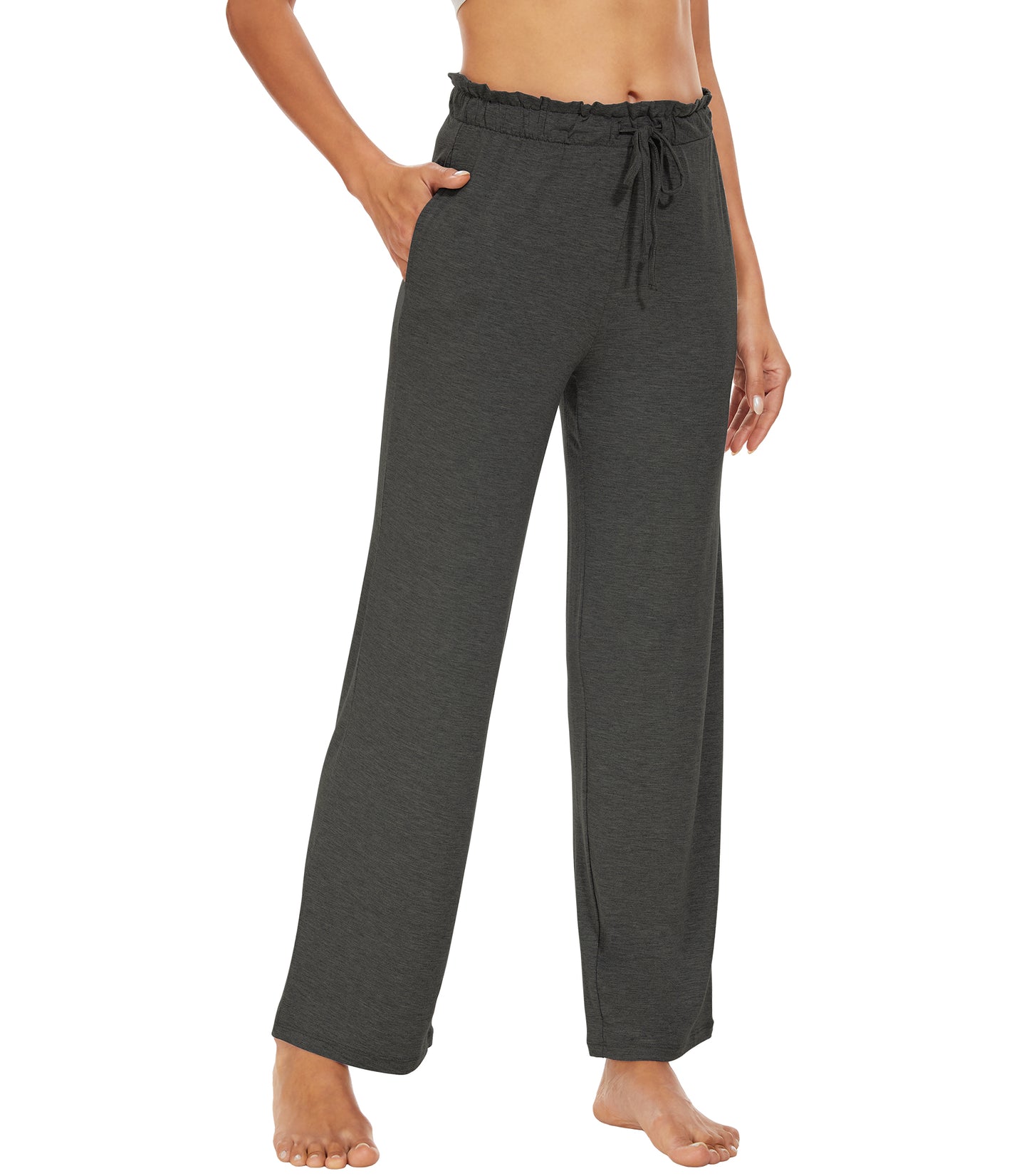 WiWi Women's Bamboo Viscose Wide Leg Pajama Pants