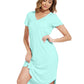 WiWi Bamboo Women Short Sleeve Nightgown