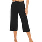 WiWi Women's Bamboo Viscose Yoga Capri Pants