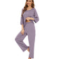 WiWi Bamboo Pajamas for Women Soft 3/4 Sleeve Sleepwear Casual Pj Set