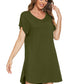 WiWi Women's Bamboo Short Sleeve Nightgown