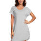 WiWi Women's Bamboo Short Sleeve Nightgown