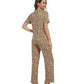 WiWi Womens Pajamas Set Soft Button Down Sleepwear