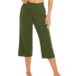WiWi Women's Bamboo Viscose Yoga Capri Pants