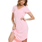 WiWi Bamboo Women Short Sleeve Nightgown