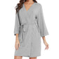 WiWi Women's Bamboo Viscose Kimono Robe