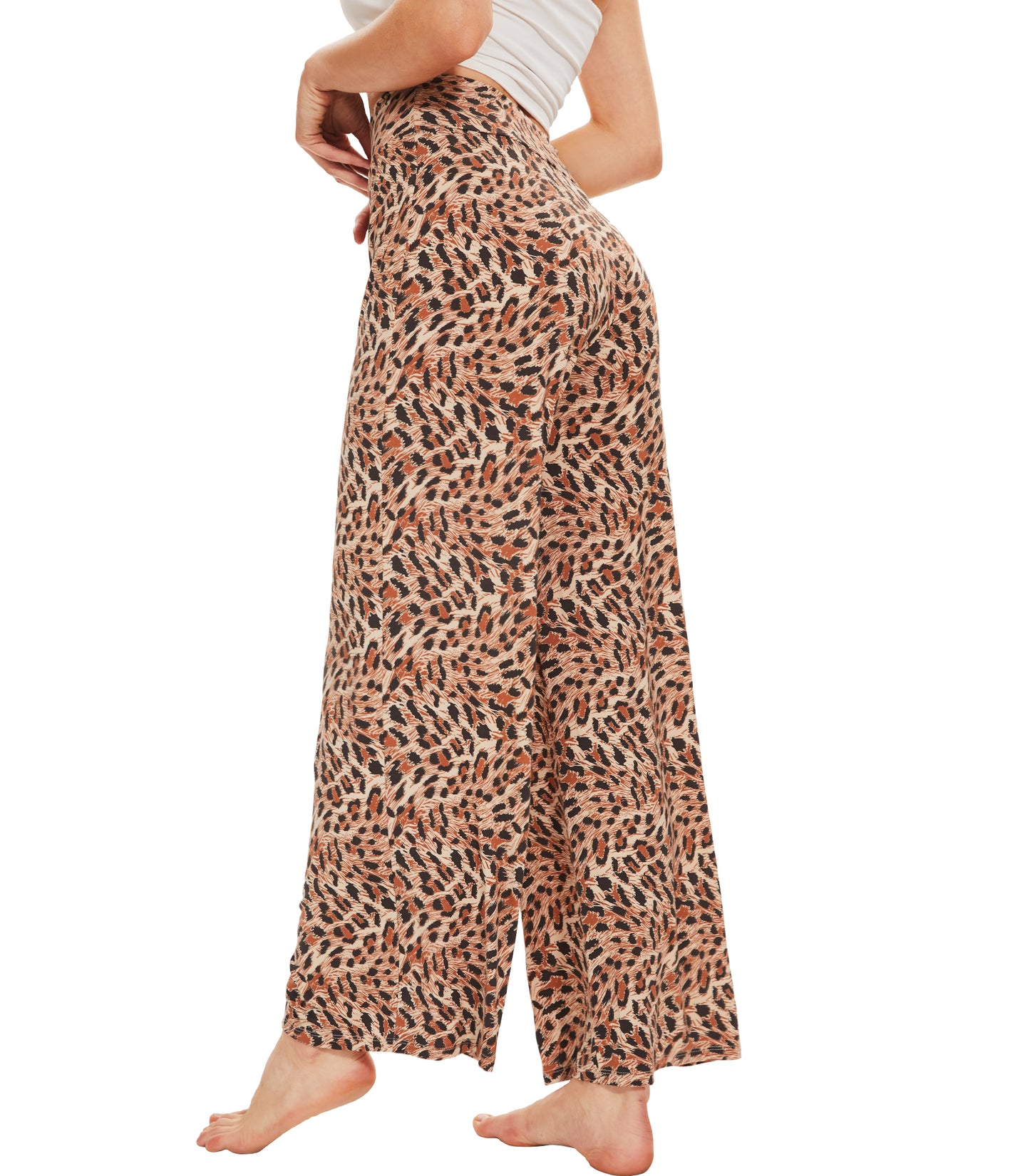 WiWi Women's Plus Size Bamboo Viscose Pajama Pants