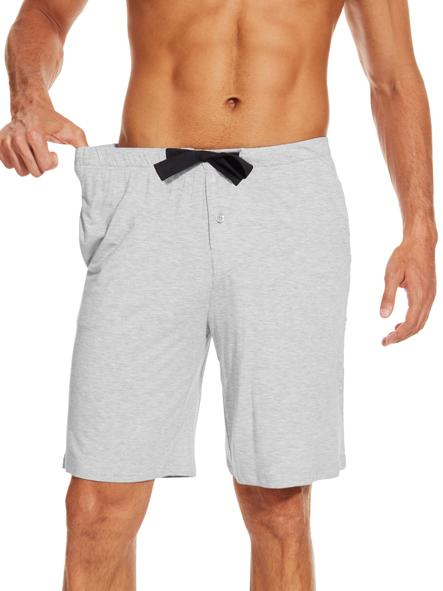 WiWi Mens Bamboo Viscose Pajama Shorts