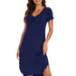 WiWi Bamboo Women Short Sleeve Nightgown