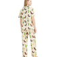 WiWi Womens Pajamas Set Soft Button Down Sleepwear