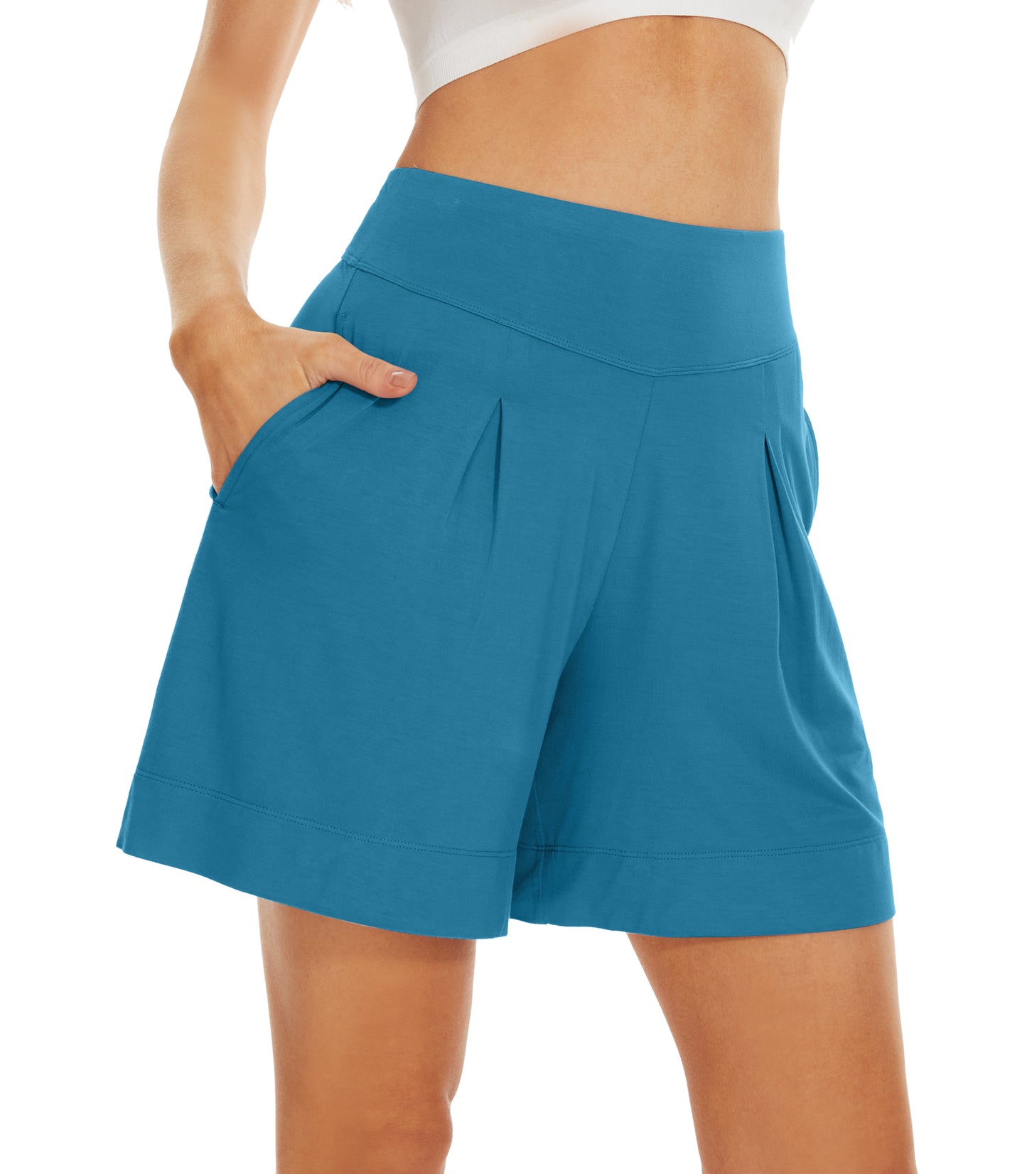 WiWi Women's Bamboo Viscose Sleep Shorts